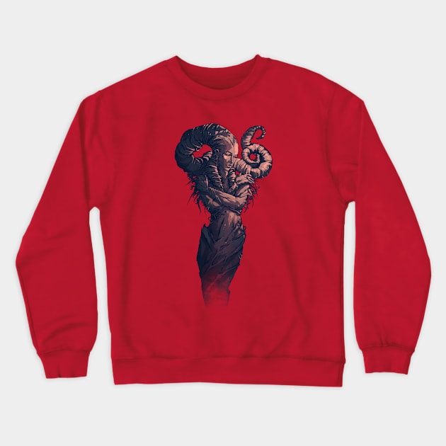 nyarlathotep (Lovecraft Monster) Crewneck Sweatshirt by Kotolevskiy